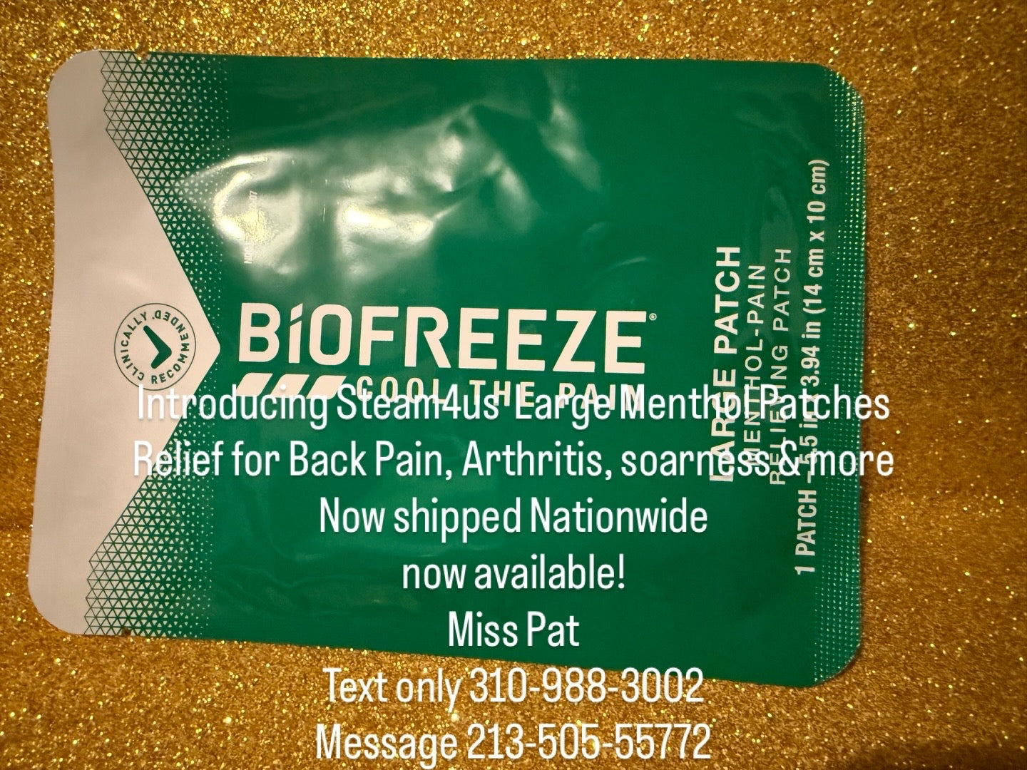 Menthol Large Patches